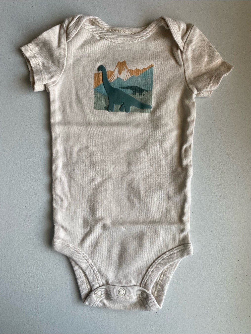 Child of Mine by Carter's Baby Boy Dinosaur Volcano Bodysuit 6-9M
